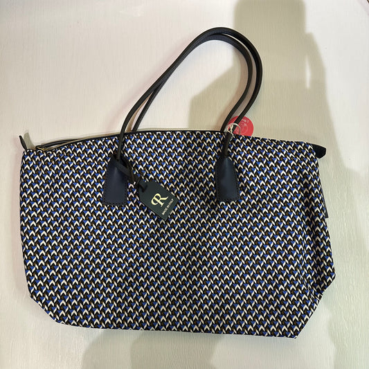 Robertina Tatami Large Tote Bag / Midnight Blue