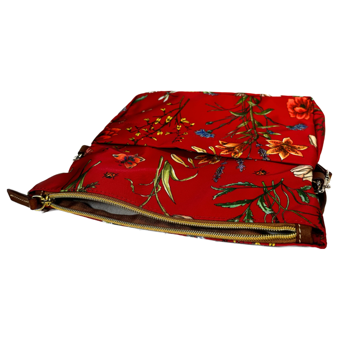 Clutch Nylon Nature Small Bag / Tango Red