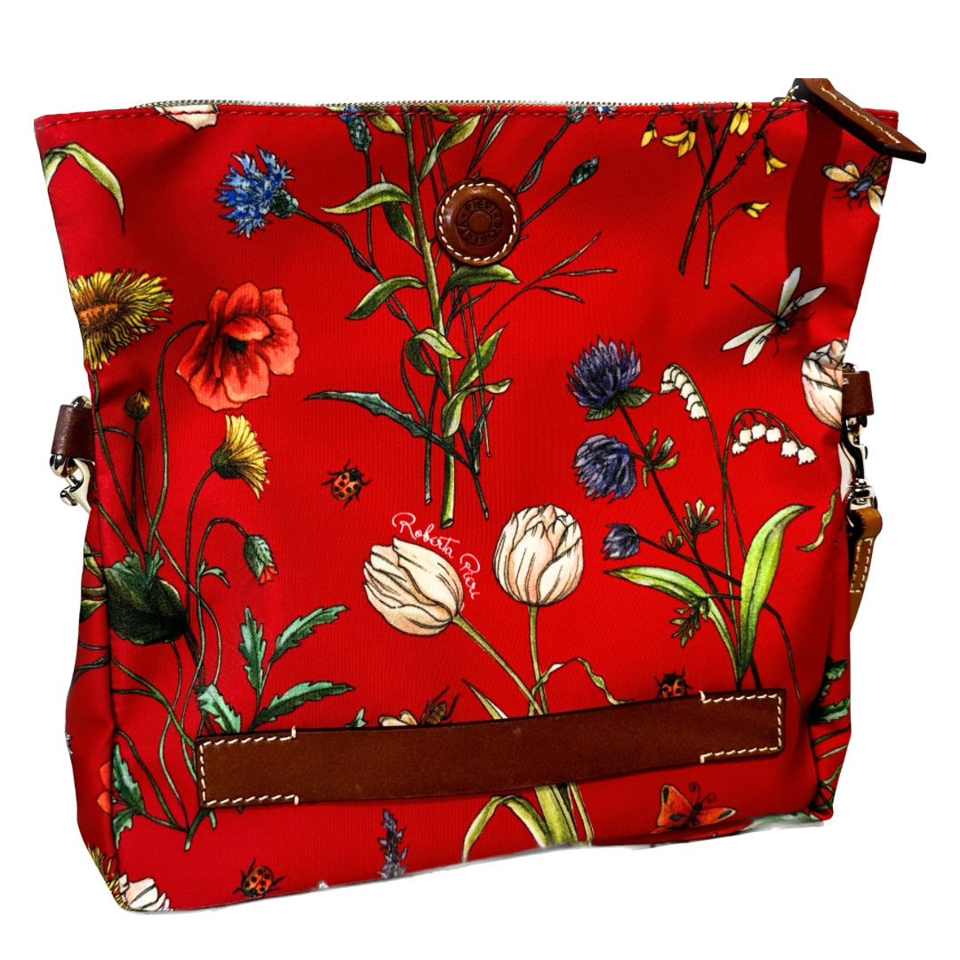 Clutch Nylon Nature Small Bag / Tango Red