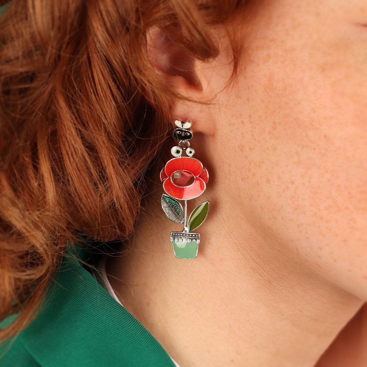貪吃小花|耳環|TAPATTE|Earrings