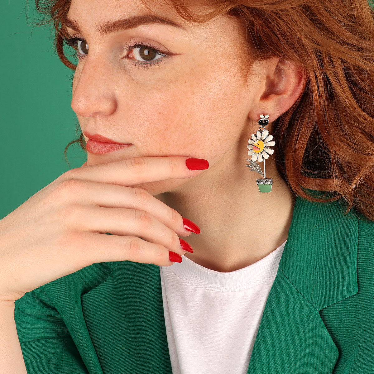 貪吃小花|耳環|TAPATTE|Earrings
