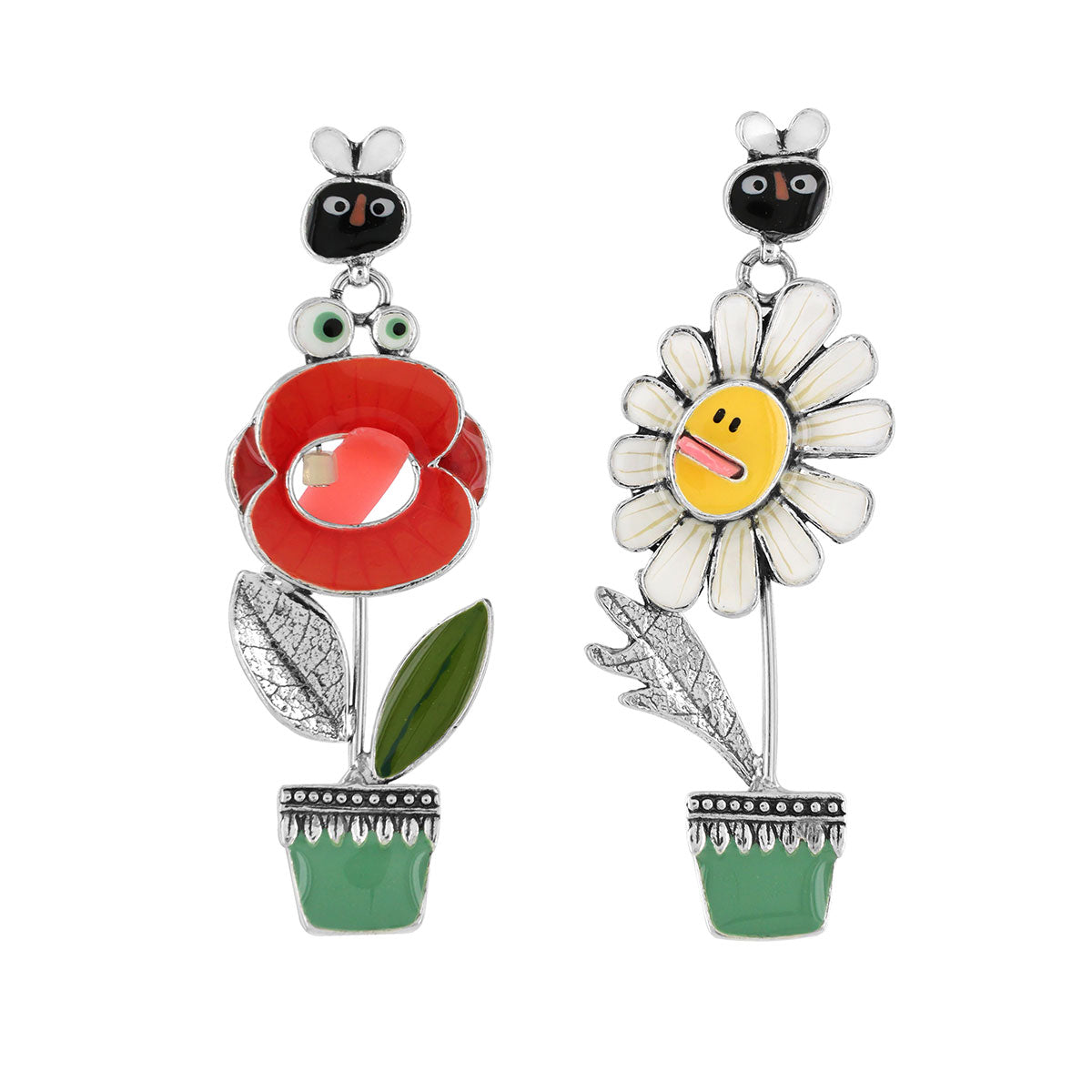 貪吃小花|耳環|TAPATTE|Earrings