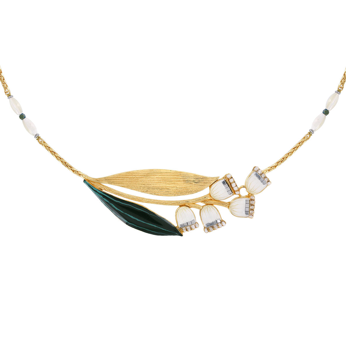 純白百合|項鍊|AMOURETTE|Necklace