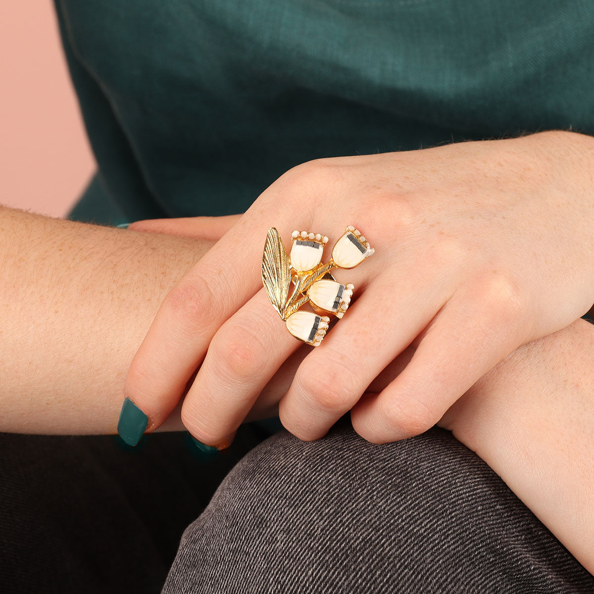 純白百合|戒指|AMOURETTE|Ring