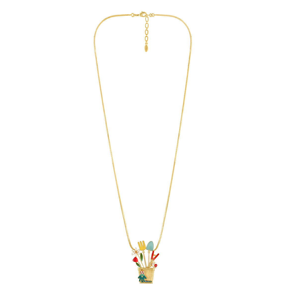 蝸牛與盆栽|項鍊|BASILIC|Necklace