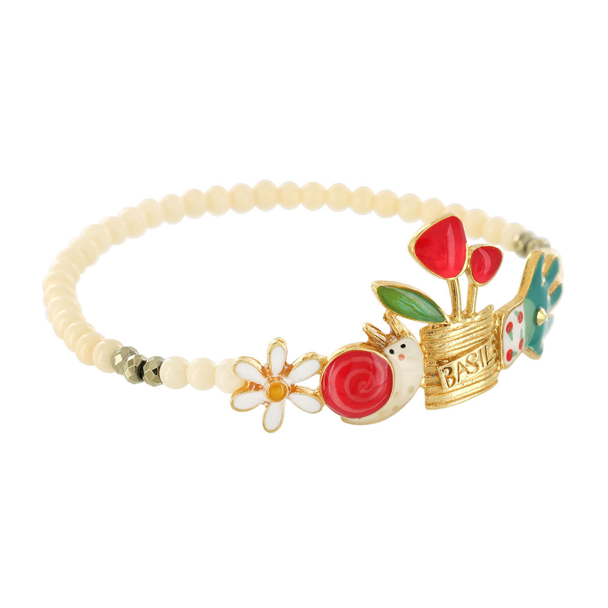 蝸牛與盆栽|手鍊|BASILIC|Bracelet