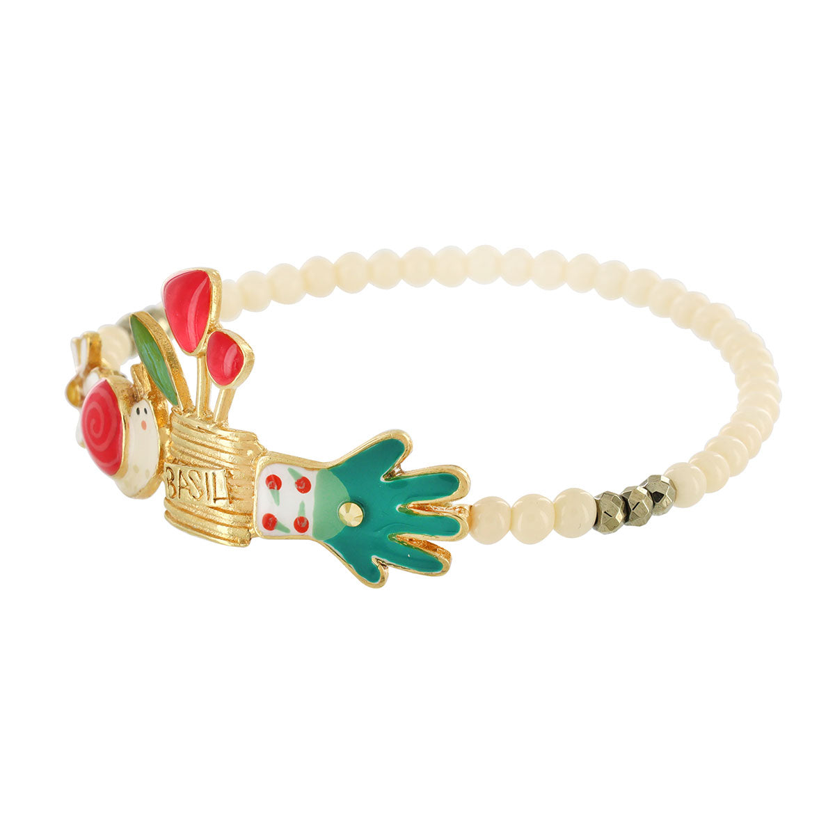 蝸牛與盆栽|手鍊|BASILIC|Bracelet