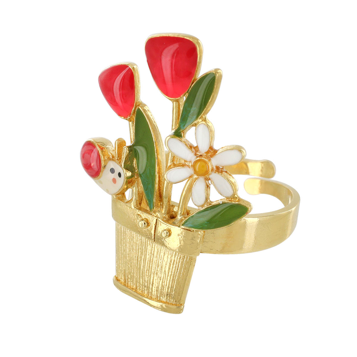 蝸牛與盆栽|戒指|BASILIC|Ring