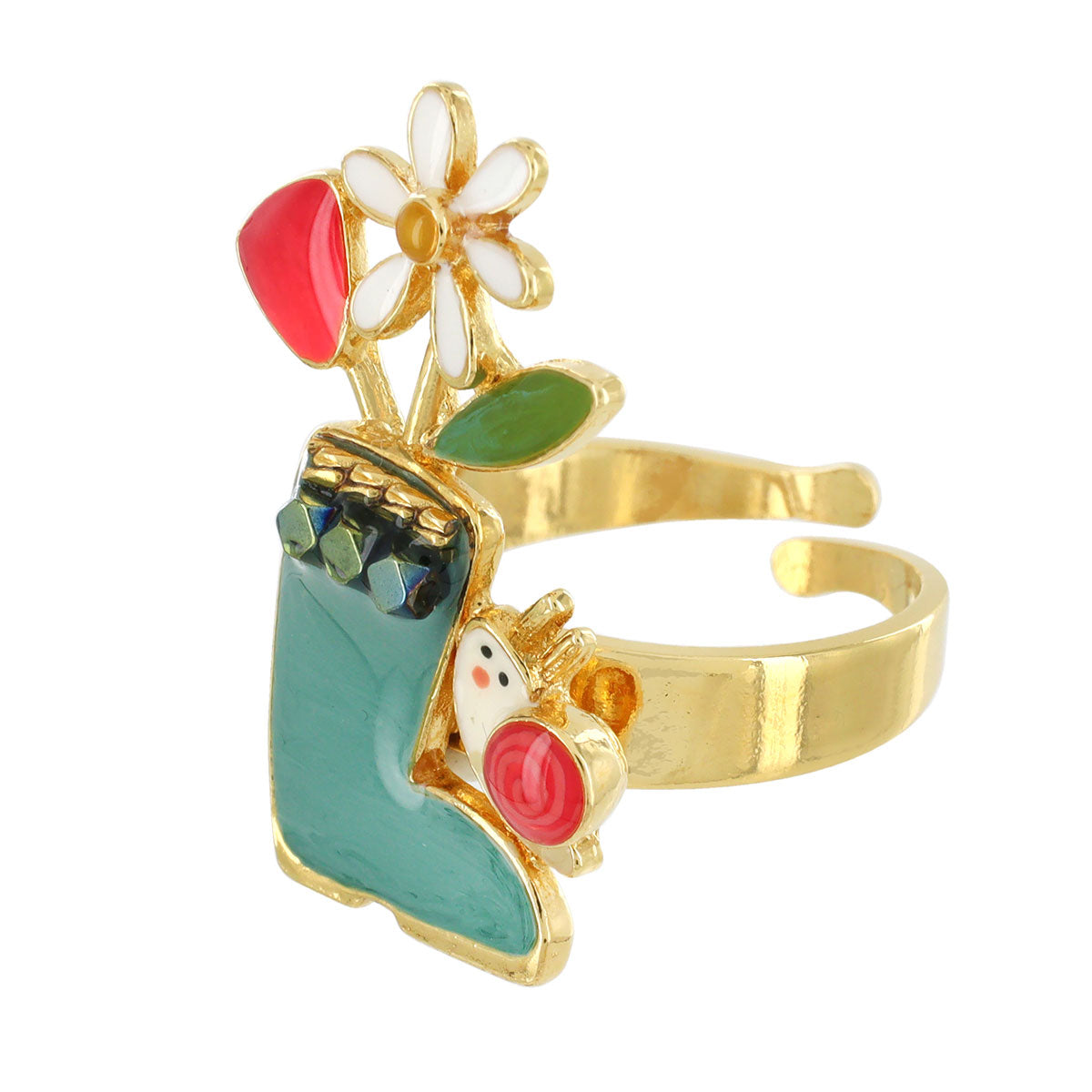 蝸牛與盆栽|戒指|BASILIC|Ring