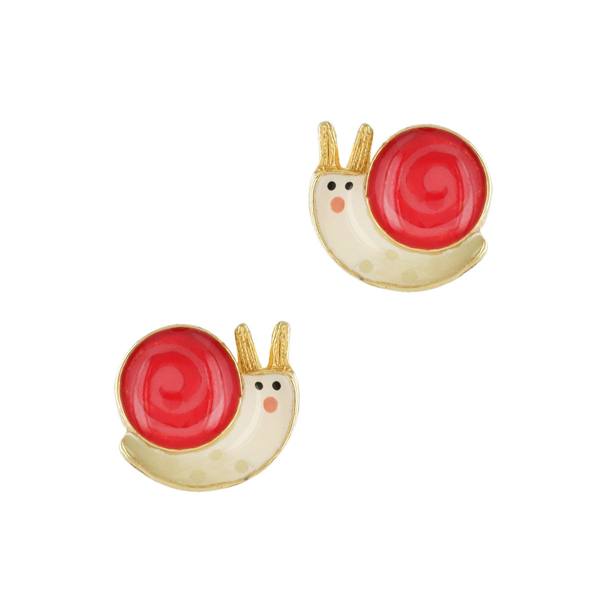 蝸牛與盆栽|耳環|BASILIC|Earrings