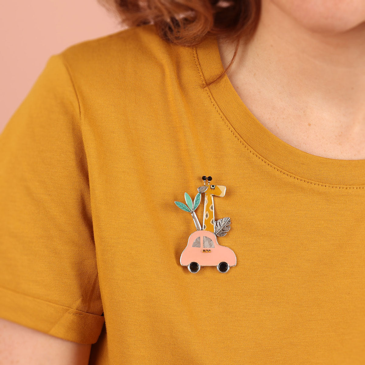 長頸鹿的旅行|胸針|SAFARI|Brooch
