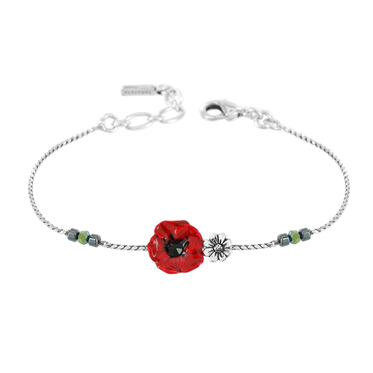 綻放紅花|手鍊|Joli coquelicot|Bracelet