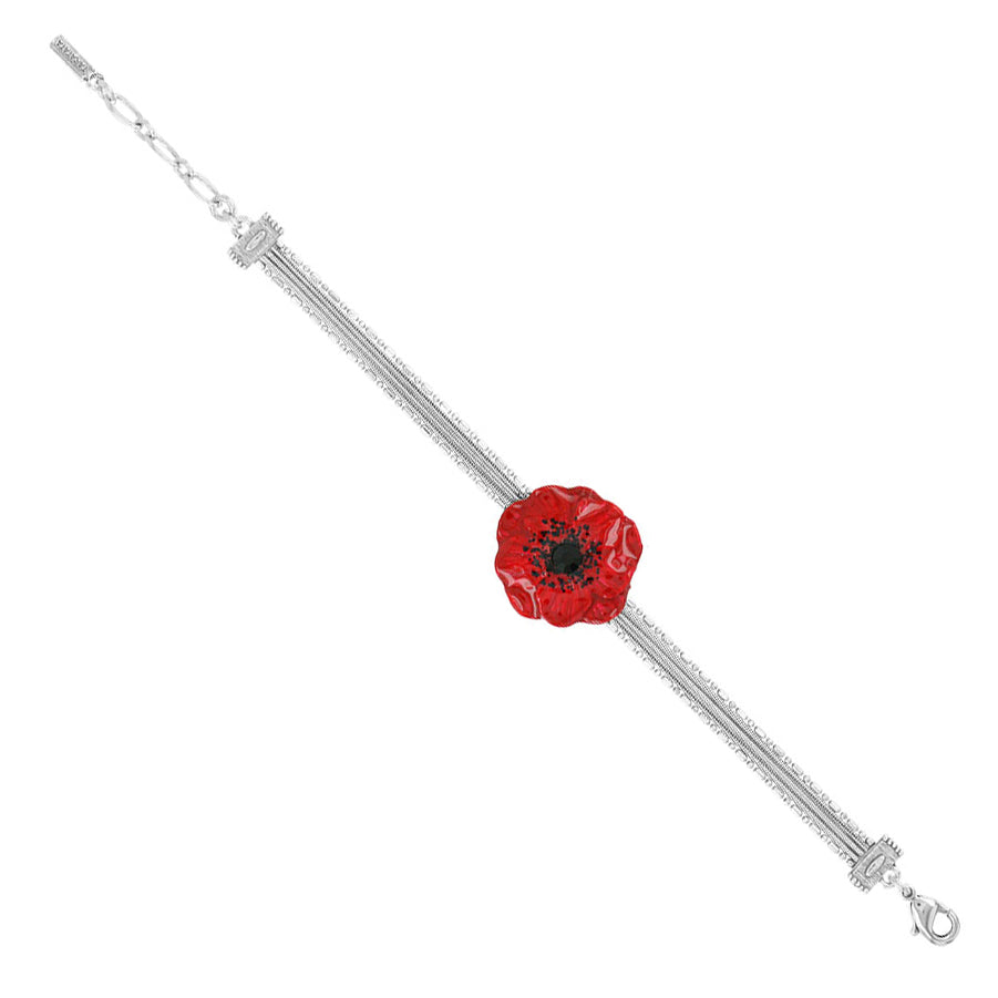 綻放紅花|手鍊|Joli coquelicot|Bracelet