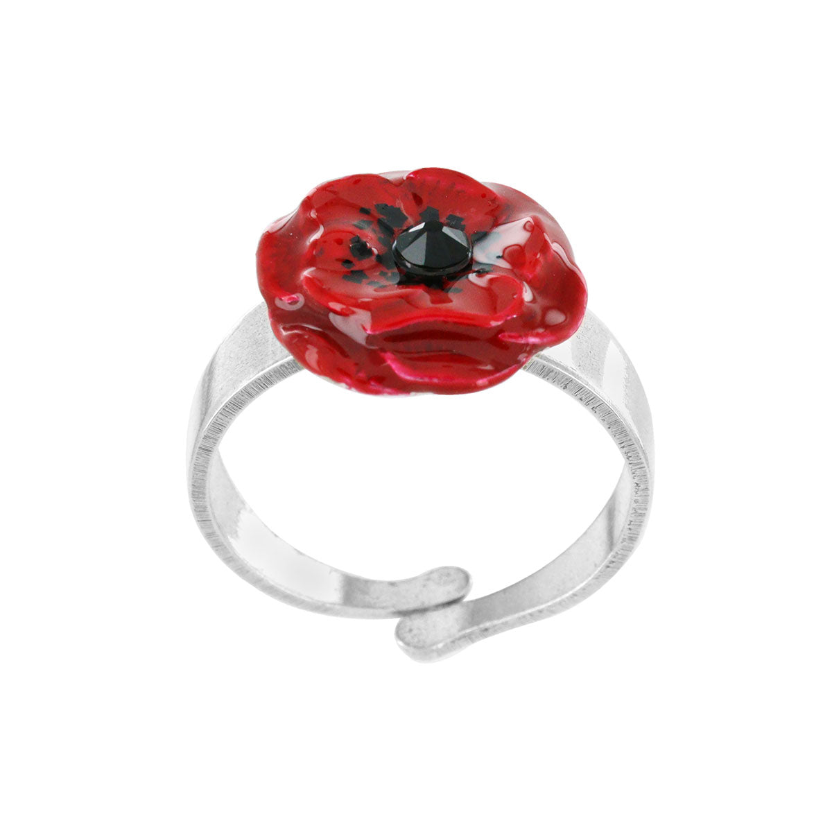 綻放紅花|戒指|Joli coquelicot|Ring