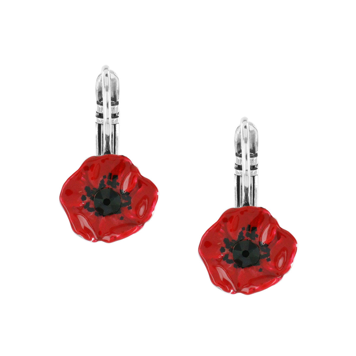 綻放紅花|耳環|Joli coquelicot|Earrings