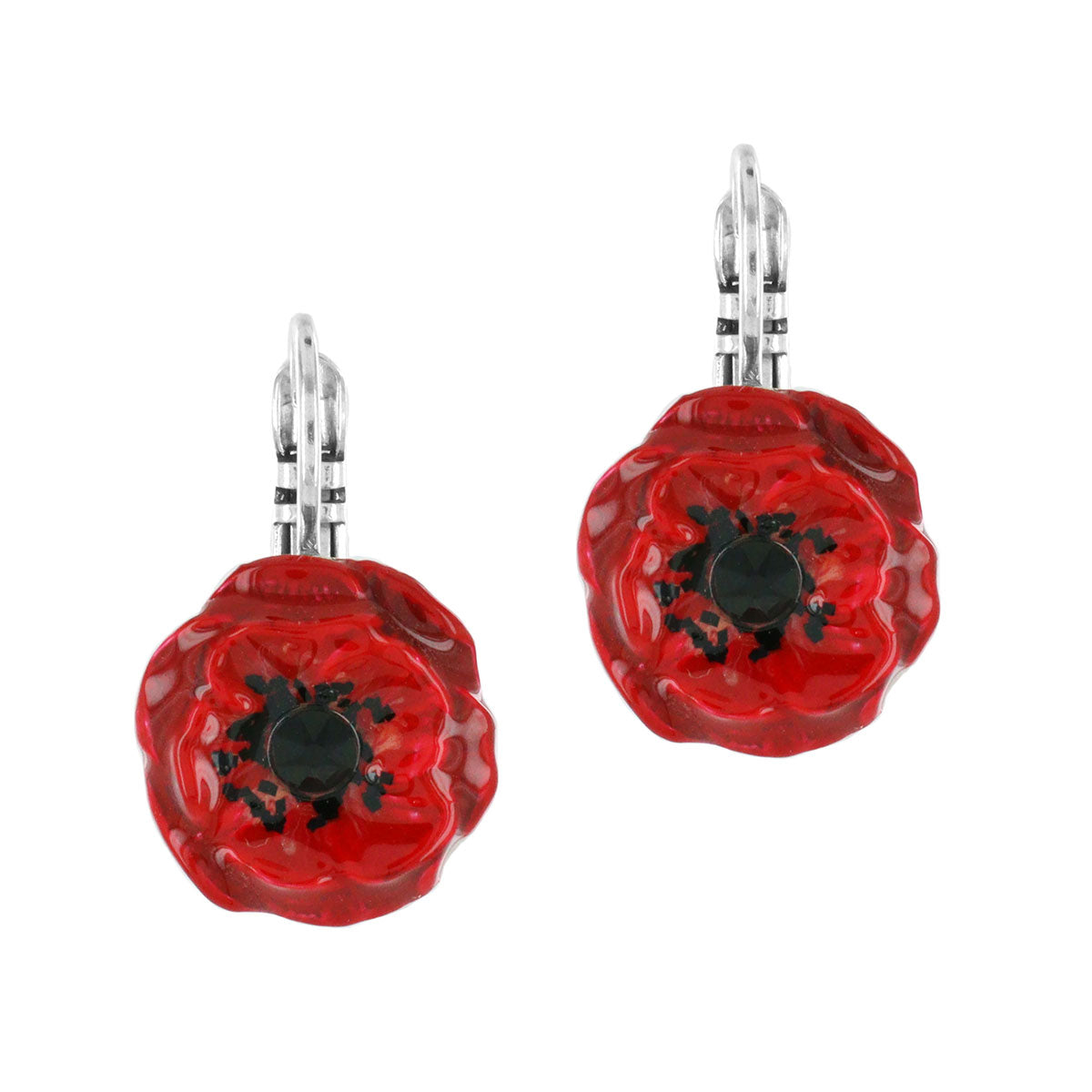 綻放紅花|耳環|Joli coquelicot|Earrings