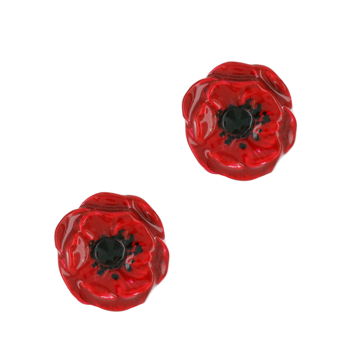 綻放紅花|耳環|Joli coquelicot|Earrings