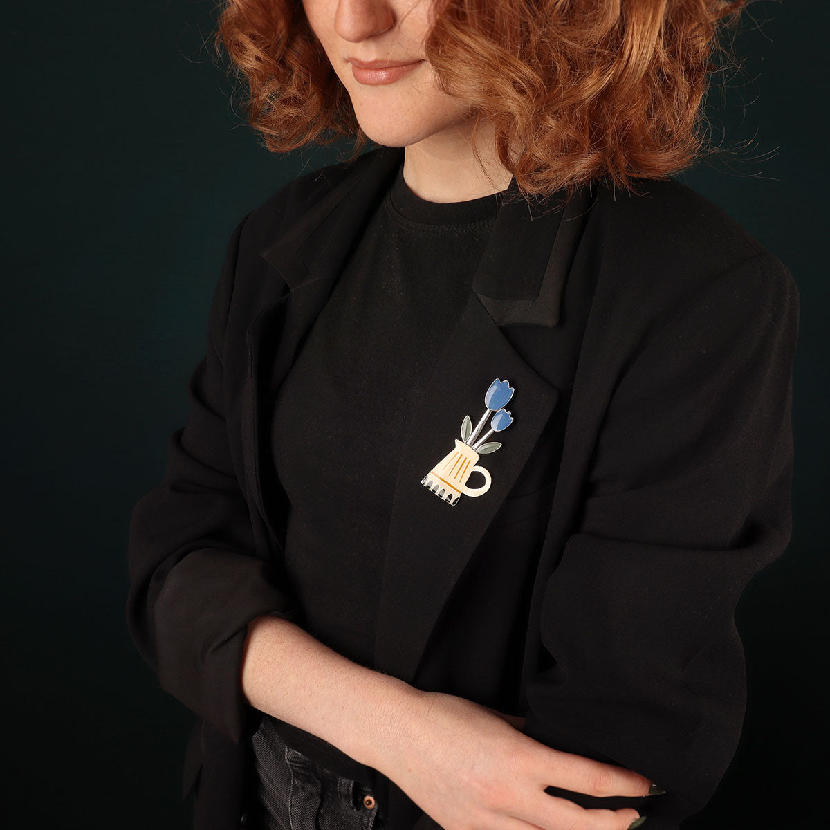 陽台小花|胸針|POP|Brooch
