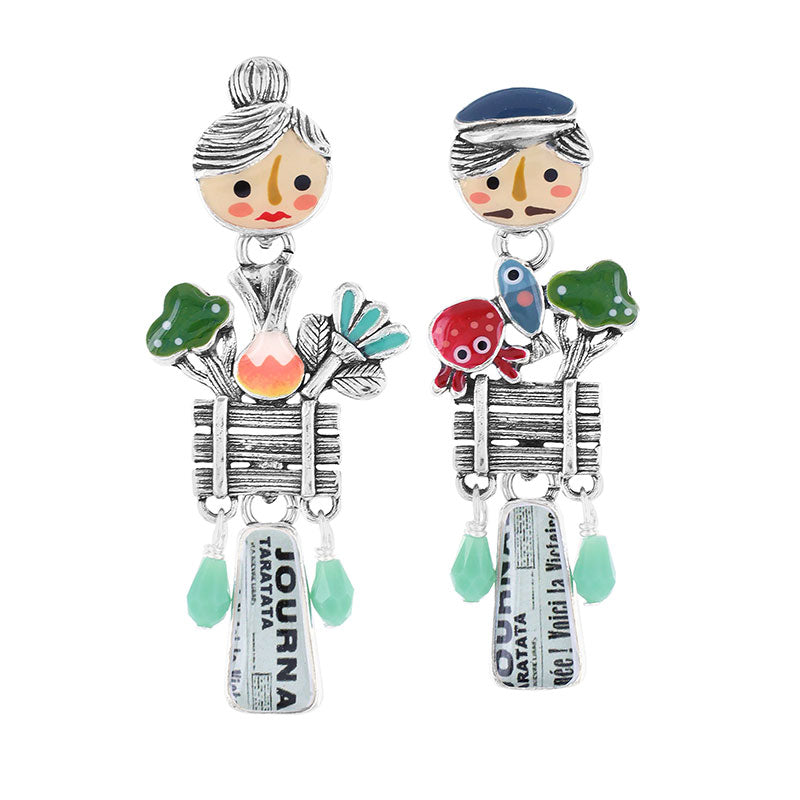 農村生活|耳環|JOSI BROCOLI & LÉON CORNICHON|Earrings