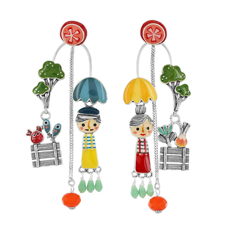 農村生活|耳環|JOSI BROCOLI & LÉON CORNICHON|Earrings
