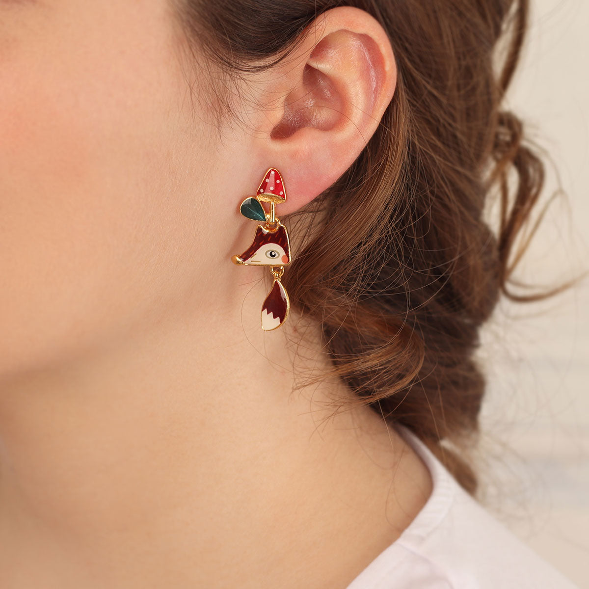 狐狸大師|耳環|MAÎTRE RENARD|Earrings
