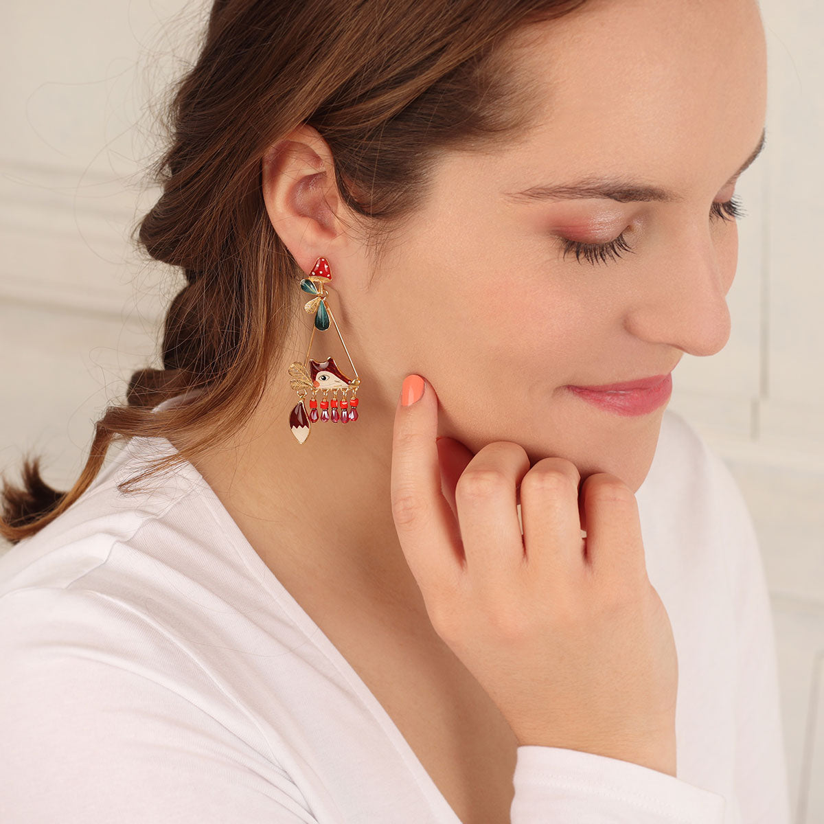 狐狸大師|耳環|MAÎTRE RENARD|Earrings