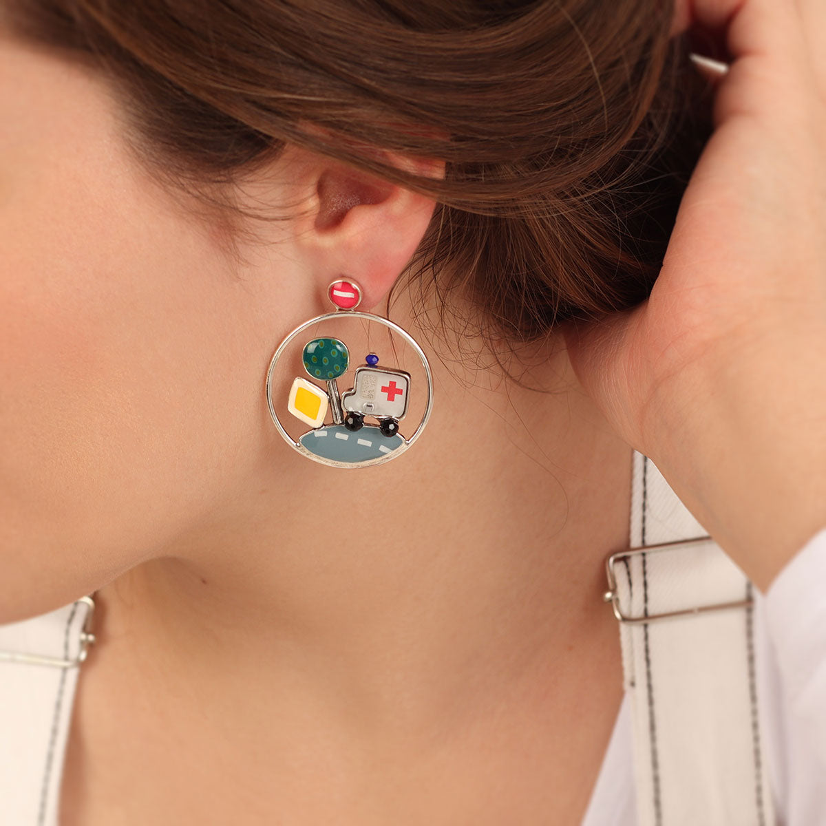 公路旅行|耳環|MILLE BORNES|Earrings