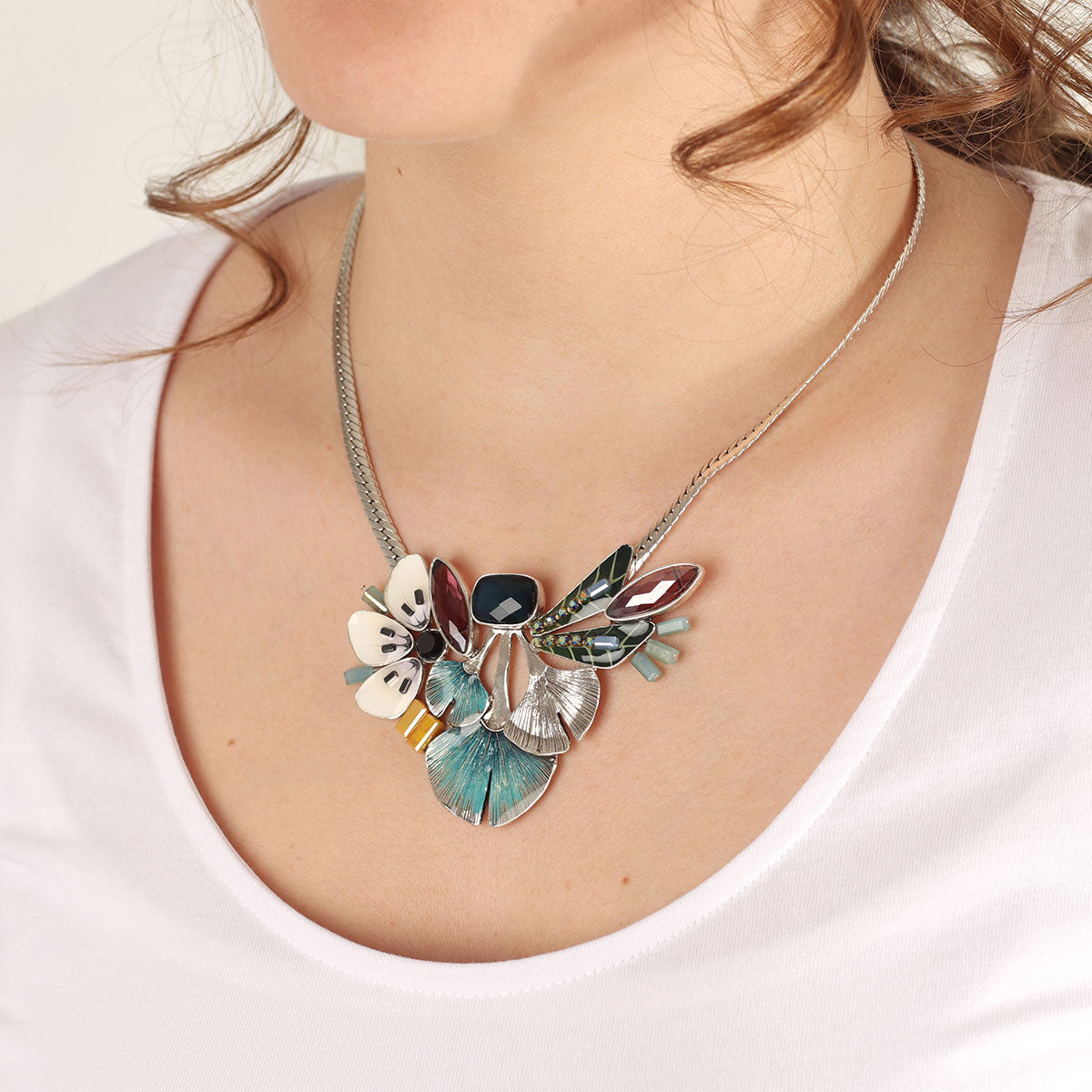 銀杏葉片|項鍊|GINKGO|Necklace