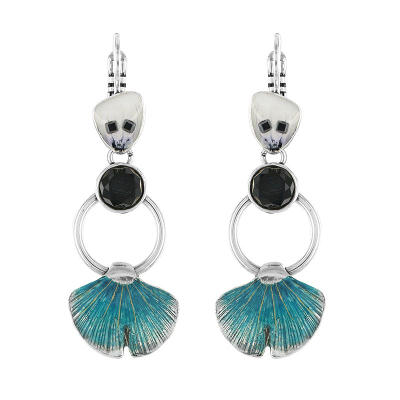 銀杏葉片|耳環|GINKGO|Earrings