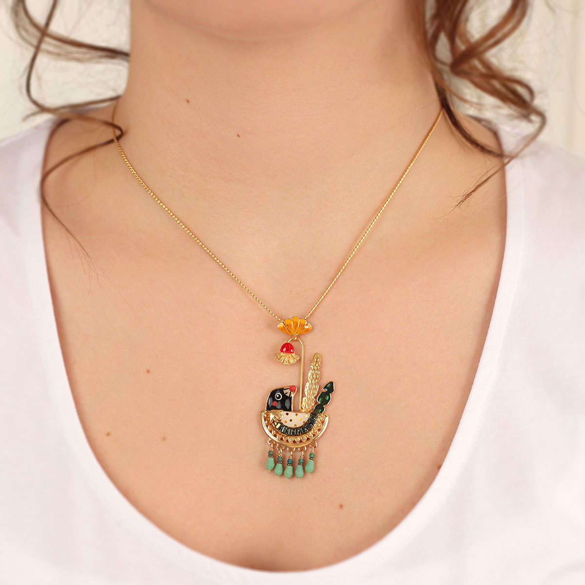 刺蝟哈貝利|項鍊|SAPERLITOPETTE|Necklace