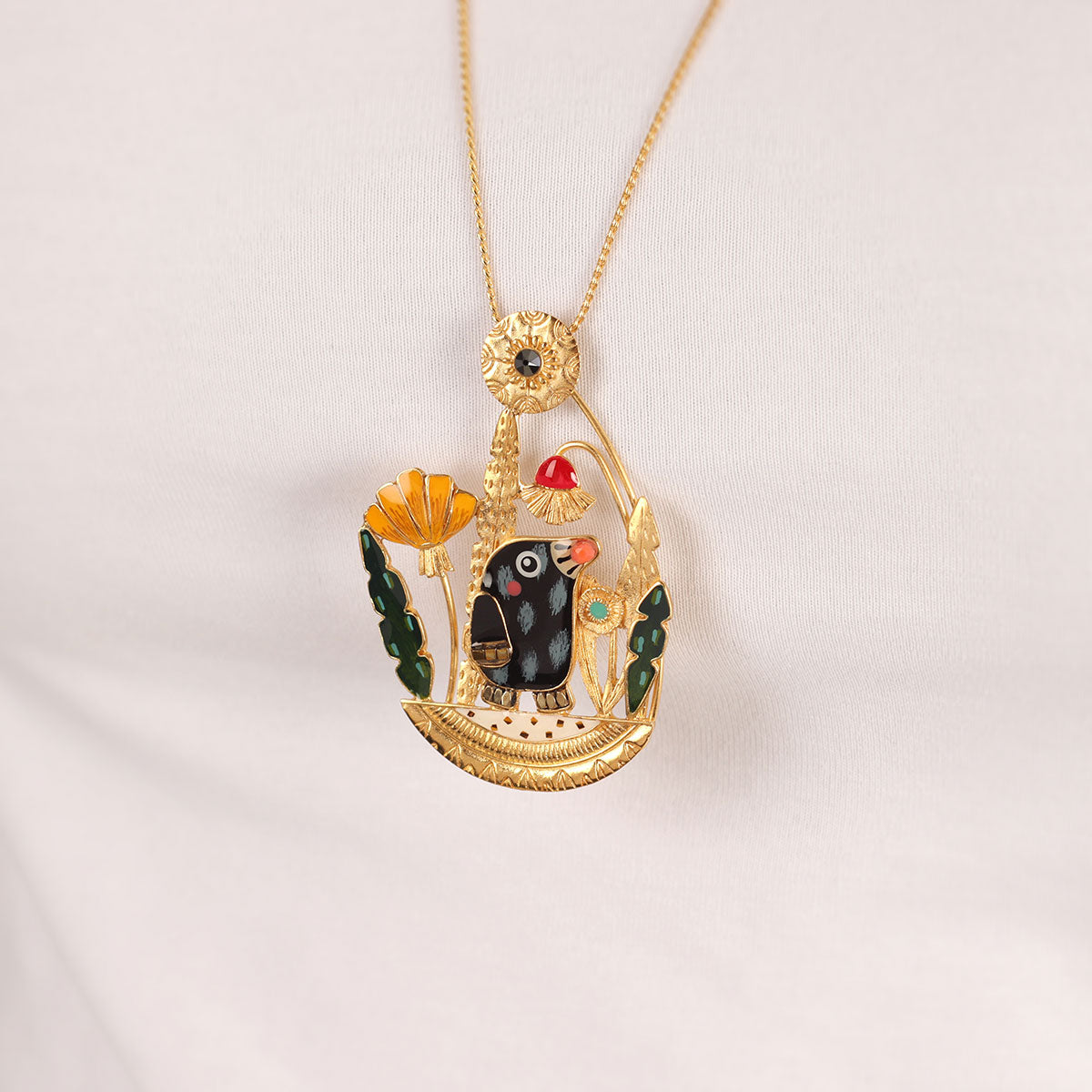 刺蝟哈貝利|項鍊|SAPERLITOPETTE|Necklace