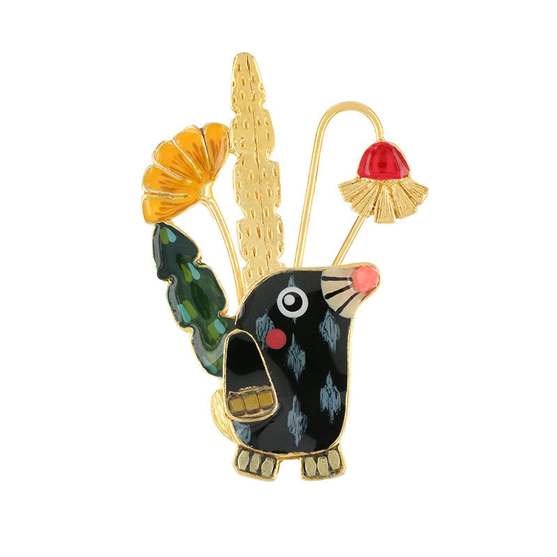 刺蝟哈貝利|胸針|SAPERLITOPETTE|Brooch