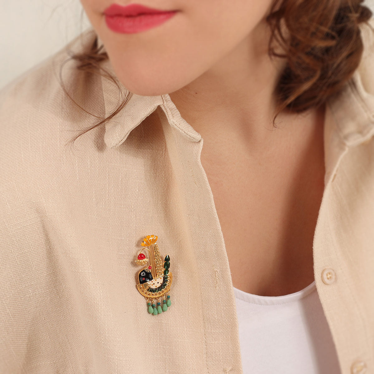 刺蝟哈貝利|胸針|SAPERLITOPETTE|Brooch