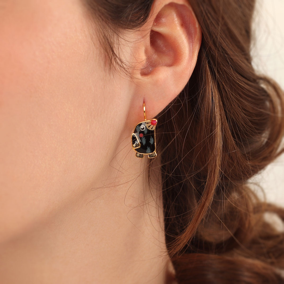 刺蝟哈貝利|耳環|SAPERLITOPETTE|Earrings