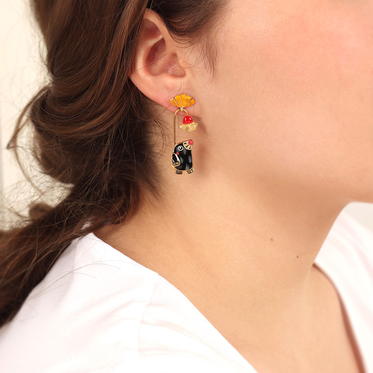 刺蝟哈貝利|耳環|SAPERLITOPETTE|Earrings