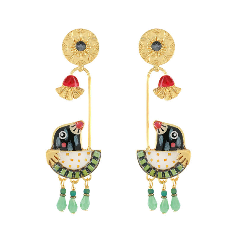 刺蝟哈貝利|耳環|SAPERLITOPETTE|Earrings