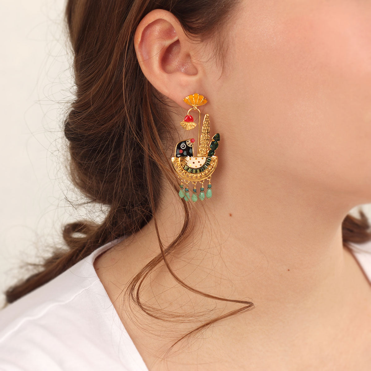 刺蝟哈貝利|耳環|SAPERLITOPETTE|Earrings