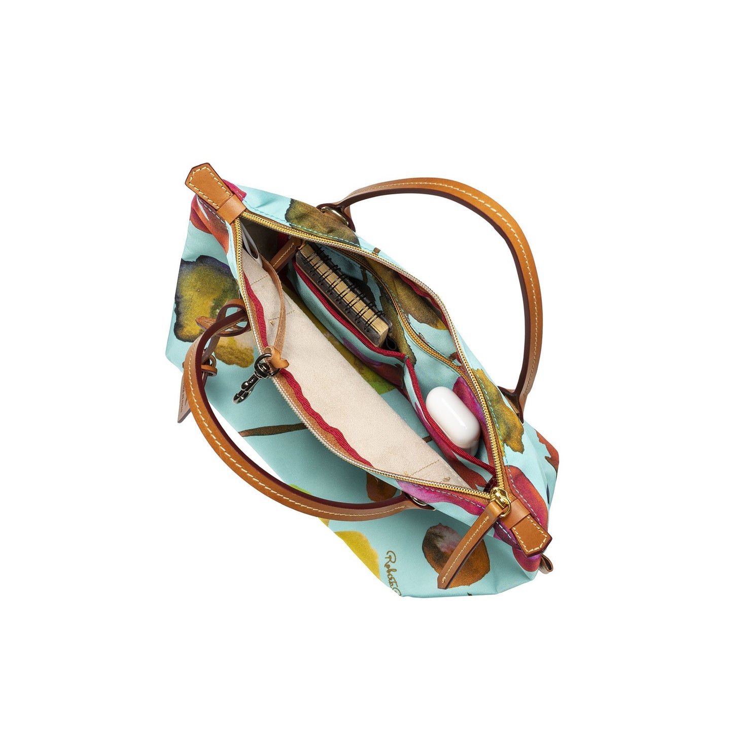 Robertina Flower Mini Handbag / Sea Breeze