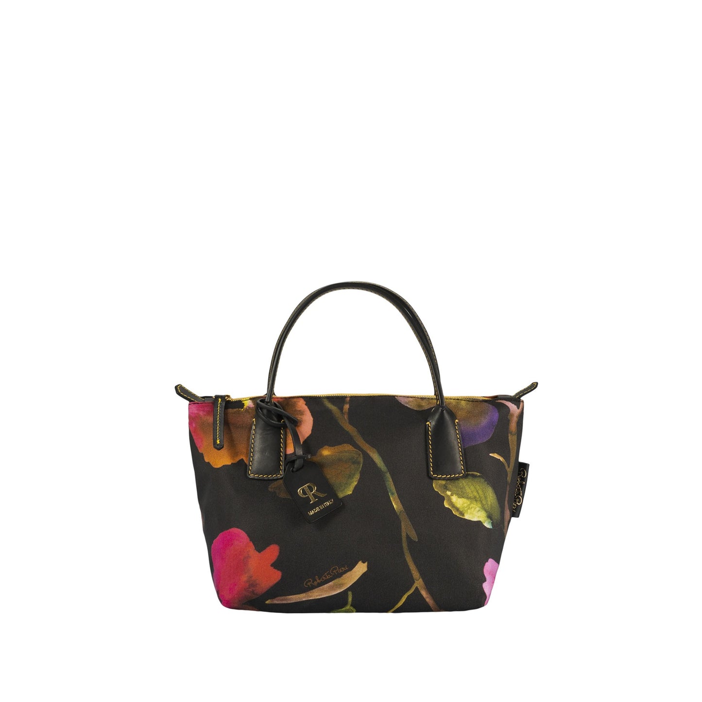 Robertina Flower Mini Handbag / Black
