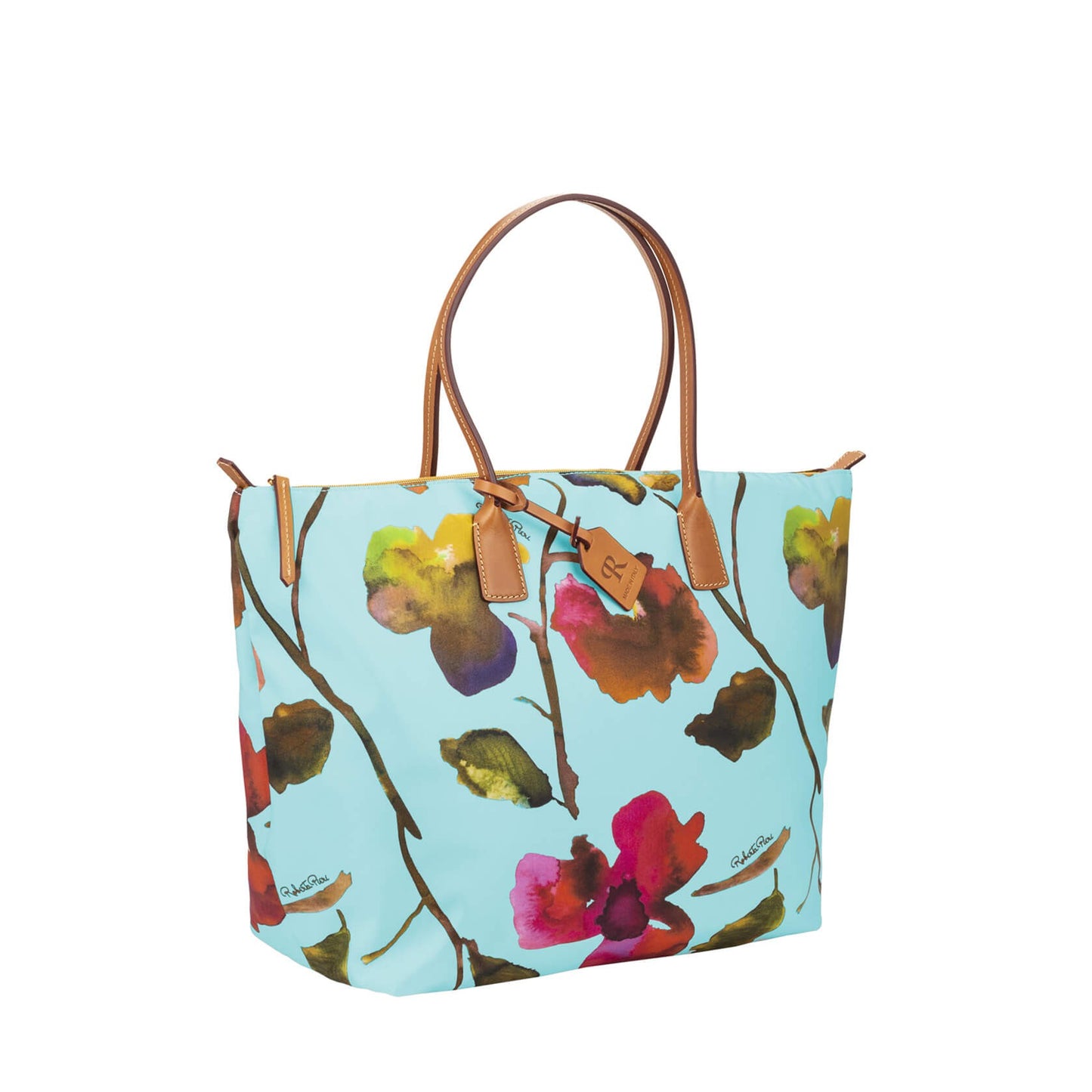 Robertina Flower Extra Large Tote Bag / Sea Breeze