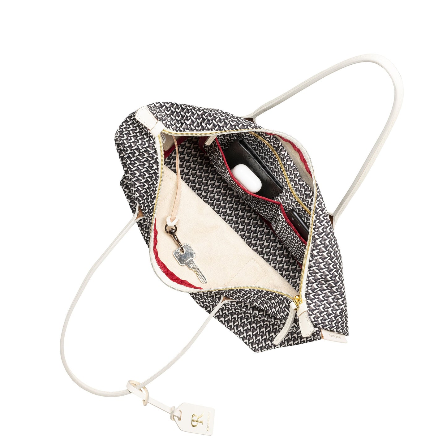 Robertina Tatami Large Tote Bag / Supergray