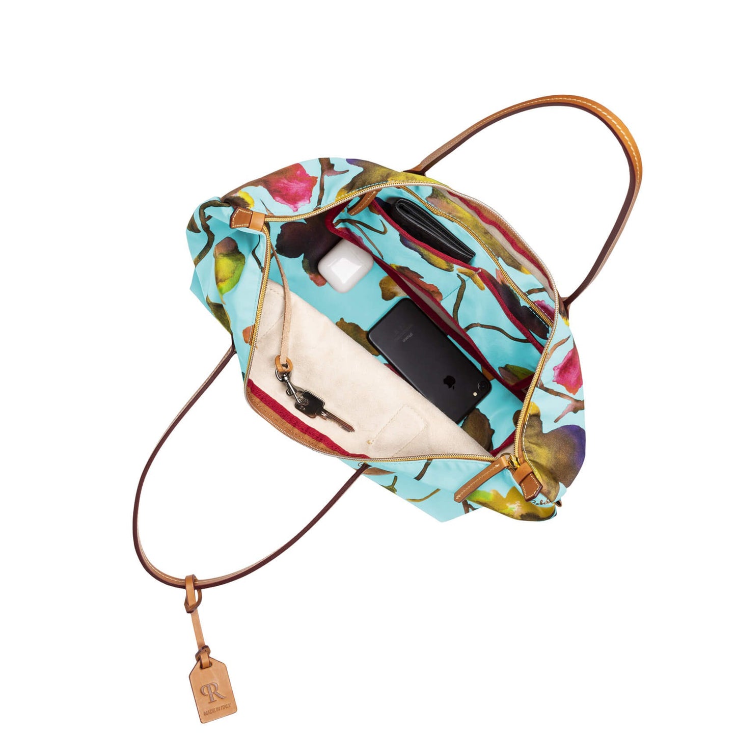 Robertina Flower Extra Large Tote Bag / Sea Breeze