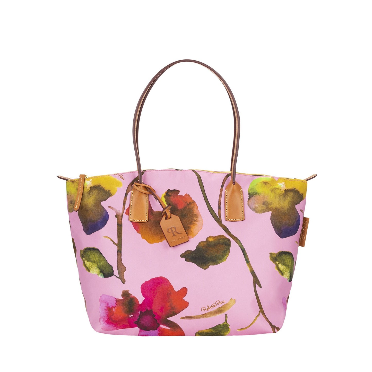 Robertina Flower Large Tote Bag/ Candy Rose