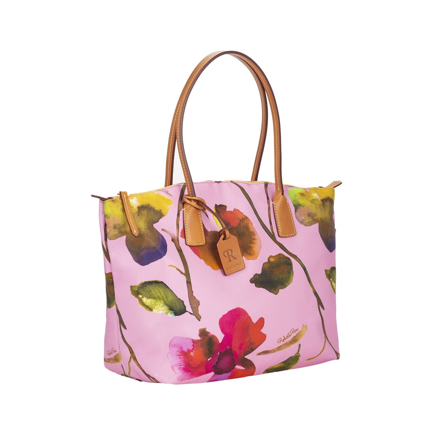 Robertina Flower Large Tote Bag/ Candy Rose