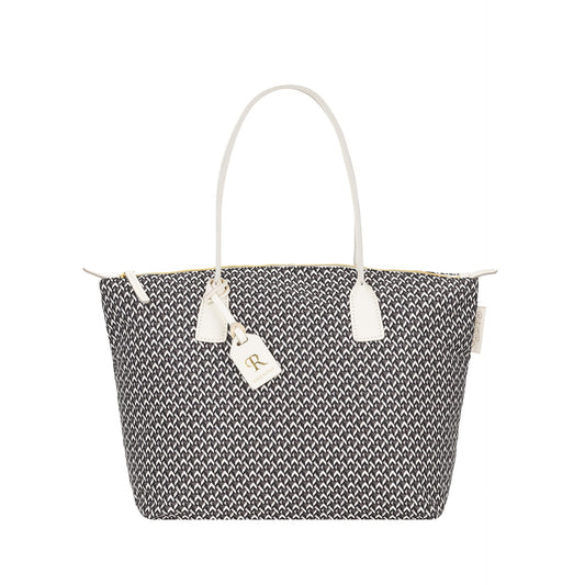 Robertina Tatami Large Tote Bag / Supergray