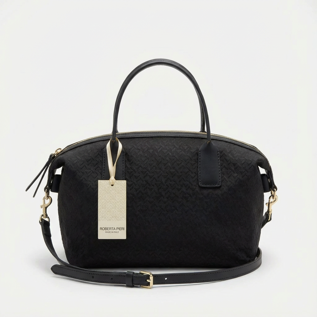 Bauletto Relief Mini Bag / Black