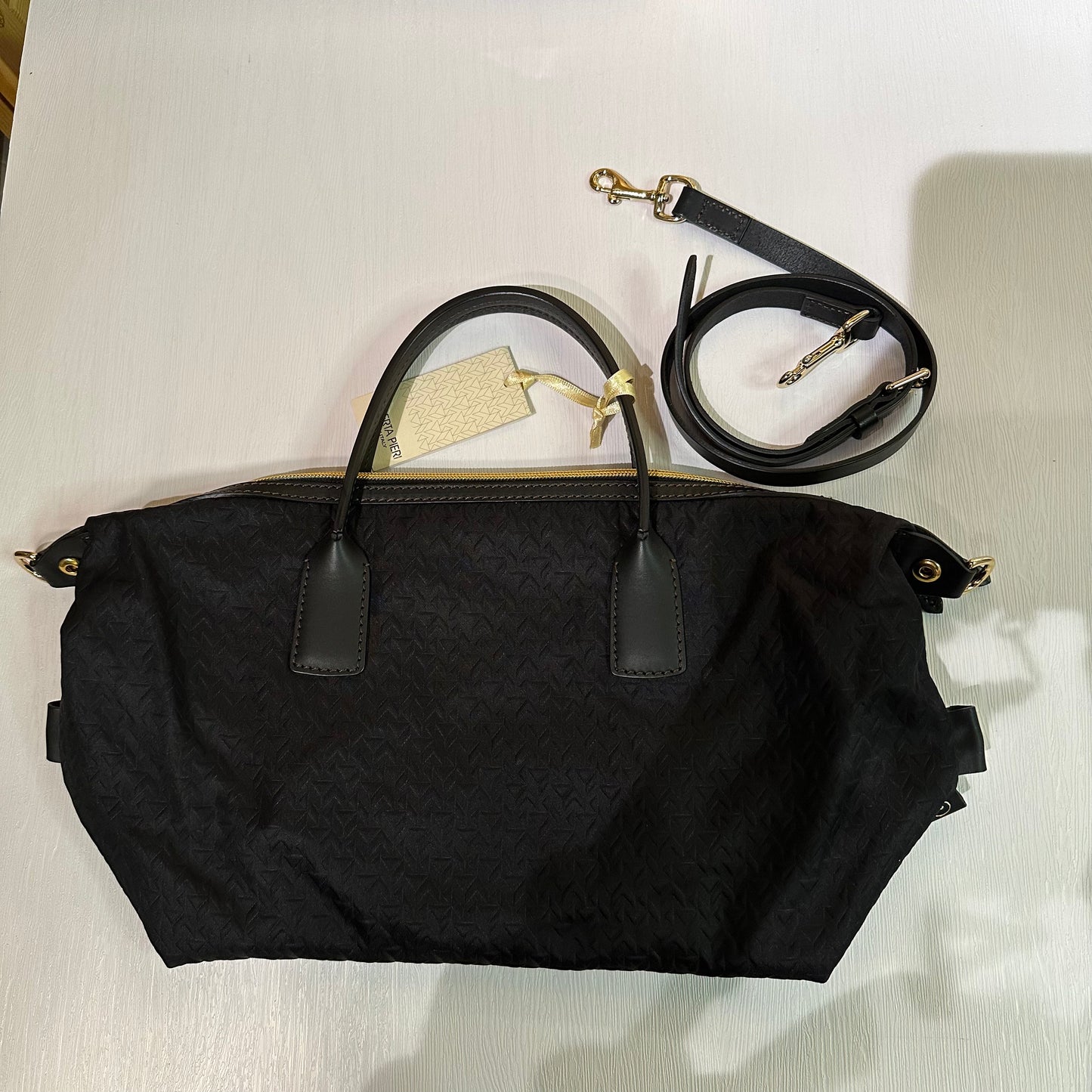 Bauletto Relief Mini Bag / Black