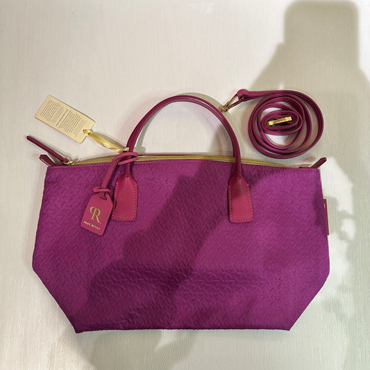 Robertina Relief Small Duffle Bag / Purple