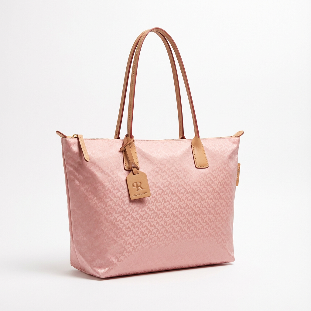 Robertina Relief Small Tote Bag / Sakura Pink