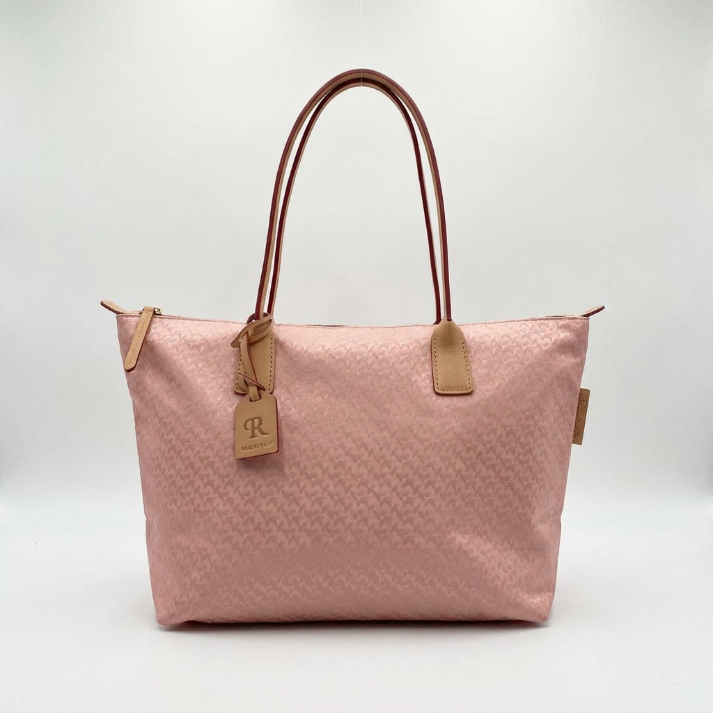 Robertina Relief Small Tote Bag / Sakura Pink